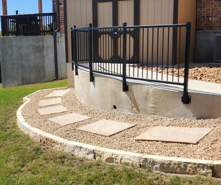 wrought iron pavers complete